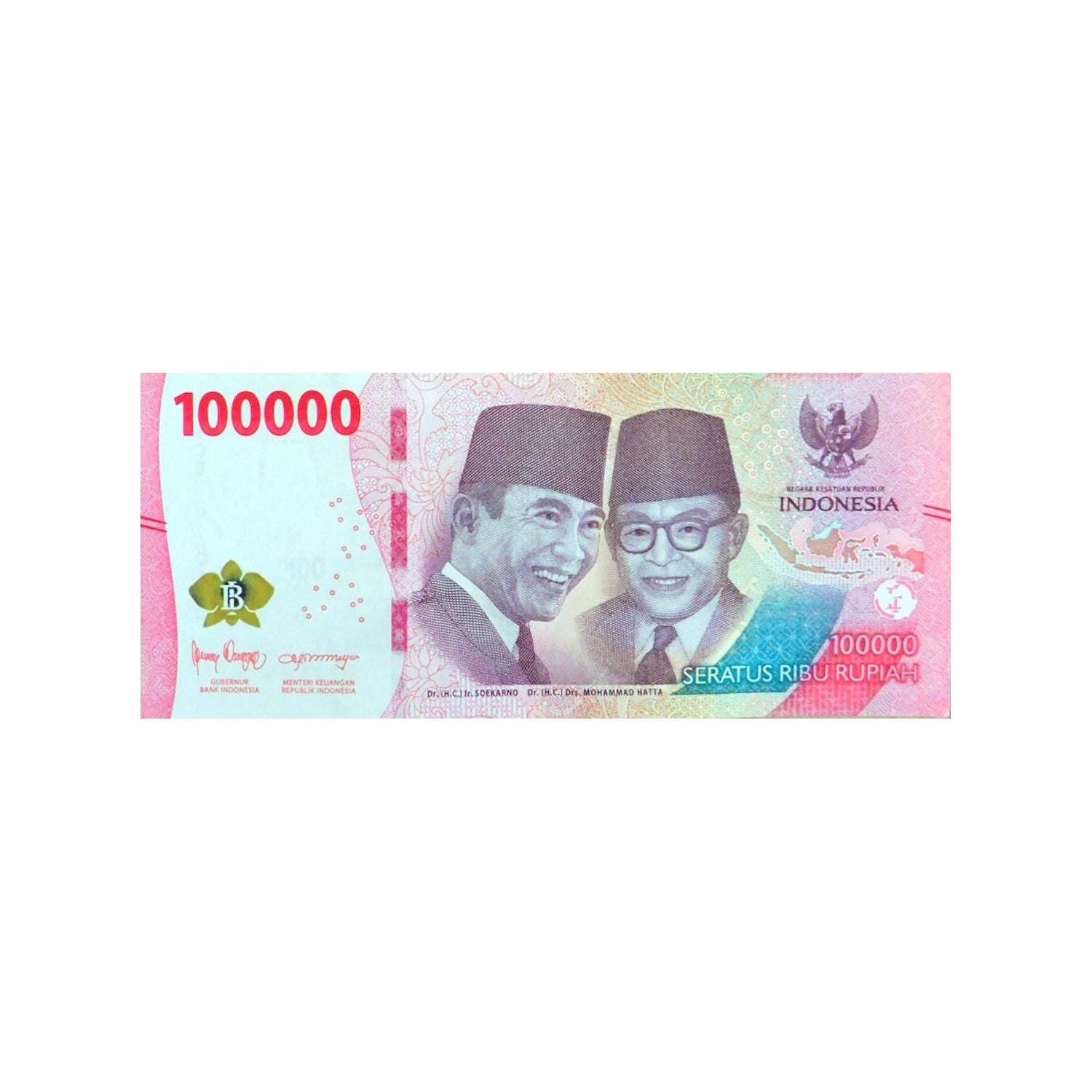 Banknote | Indonesia 100,000 Rupiah 2022 P-168 CIR Banknotes (10)