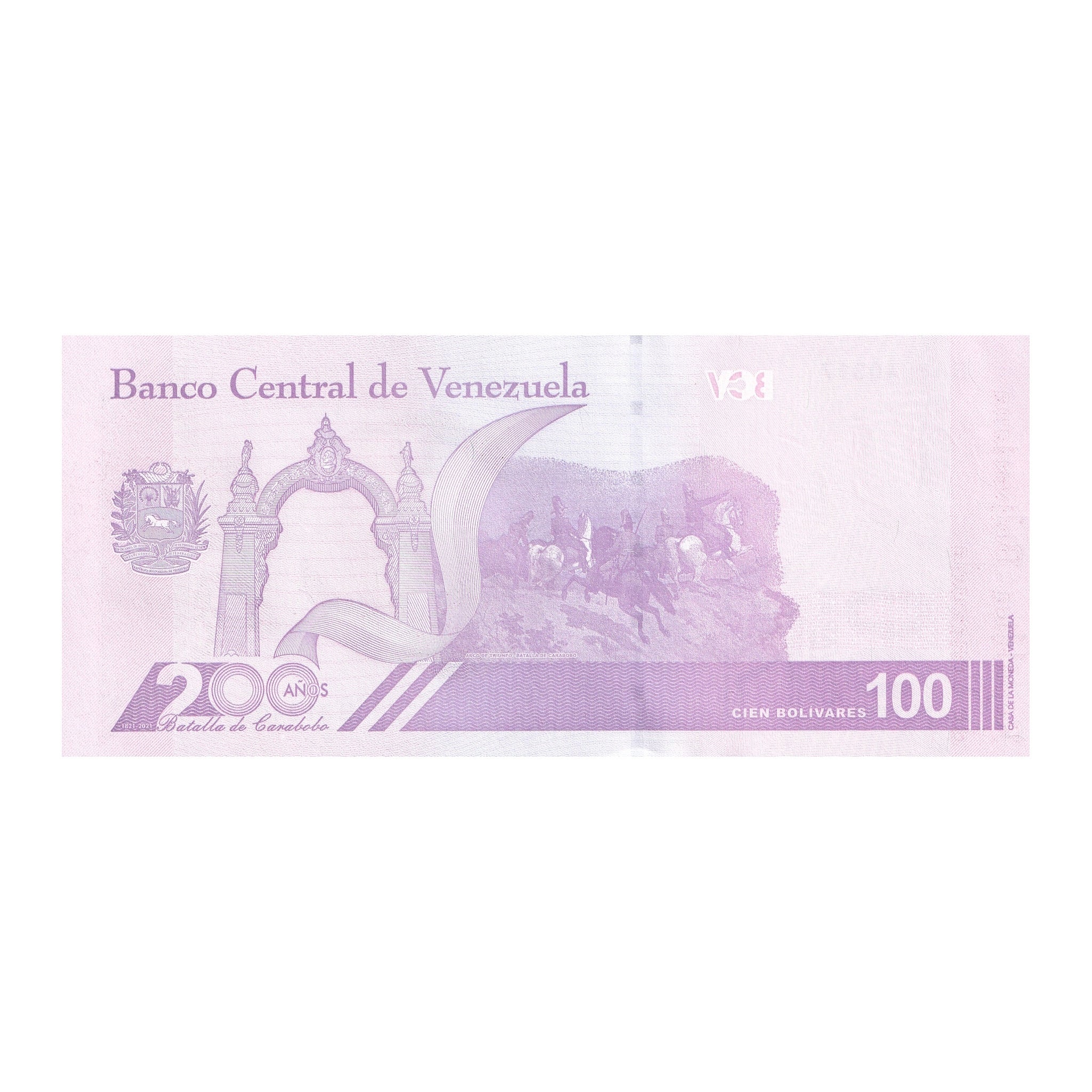 Banknote | Venezuela 100 Bolivar Digitales 2021 P-119 UNC Banknote (1)