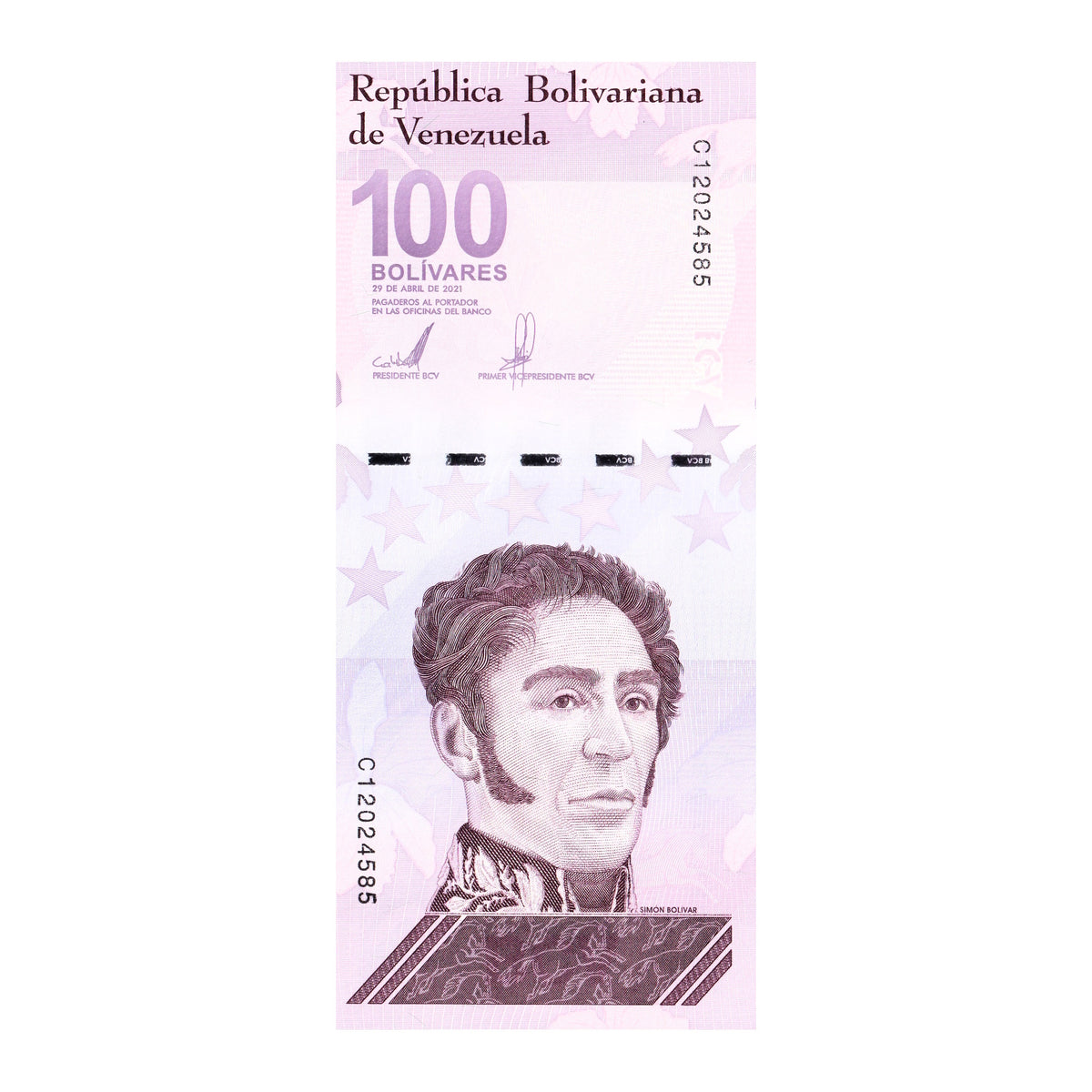 Banknote | Venezuela 100 Bolivar Digitales 2021 P-119 UNC Banknote (1)