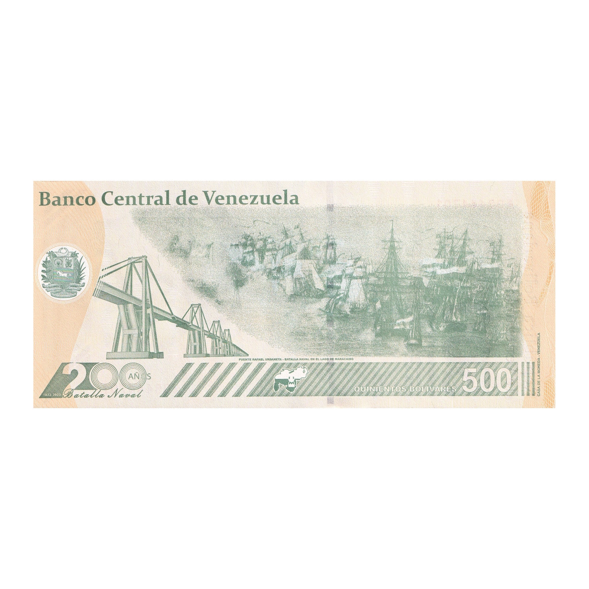 Collections & Lots | Venezuela 500 Bolivar Digitales 2024 P-NEW UNC Banknote (1)