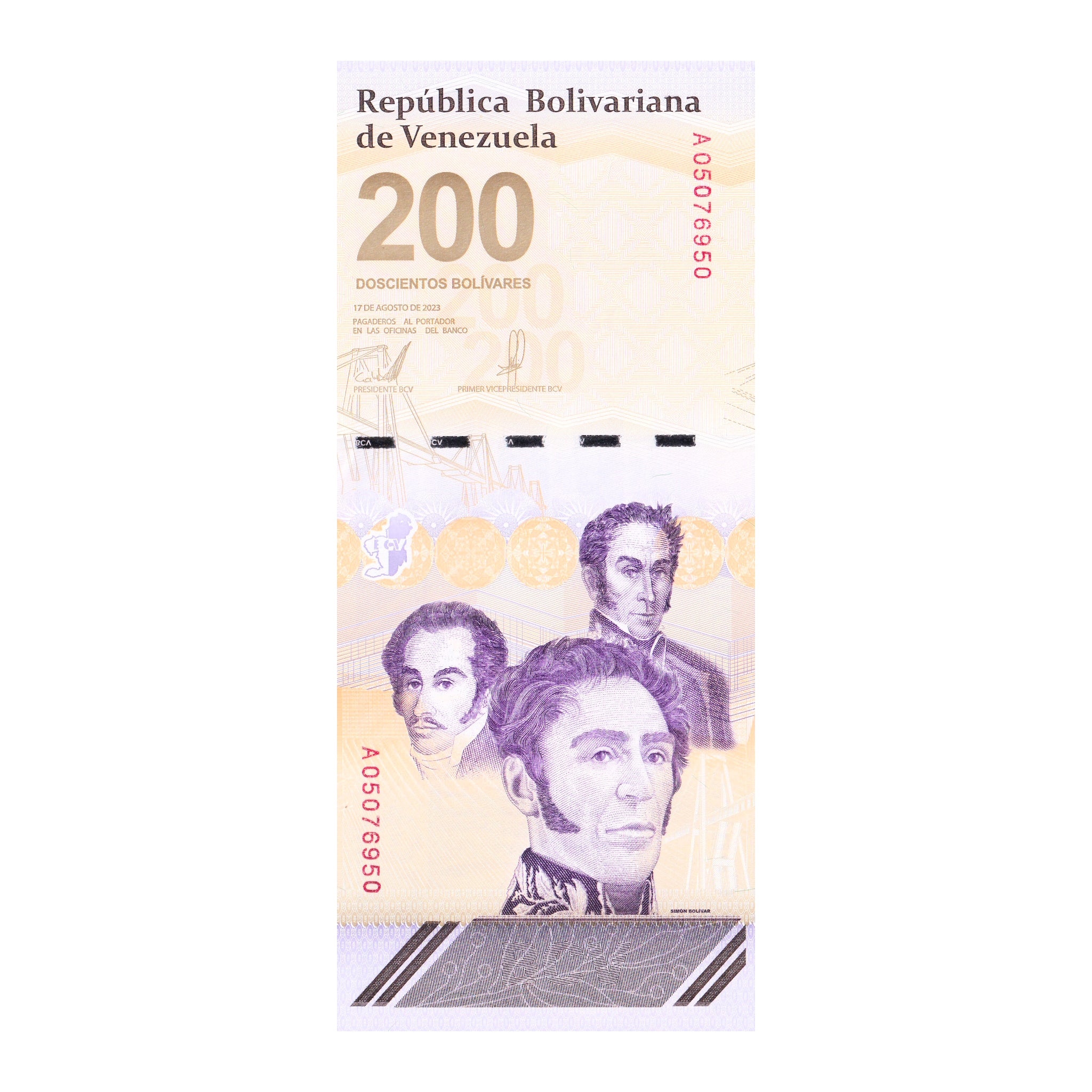 Banknote | Venezuela 200 Bolivar Digitales 2024 P-NEW UNC Banknote (1)