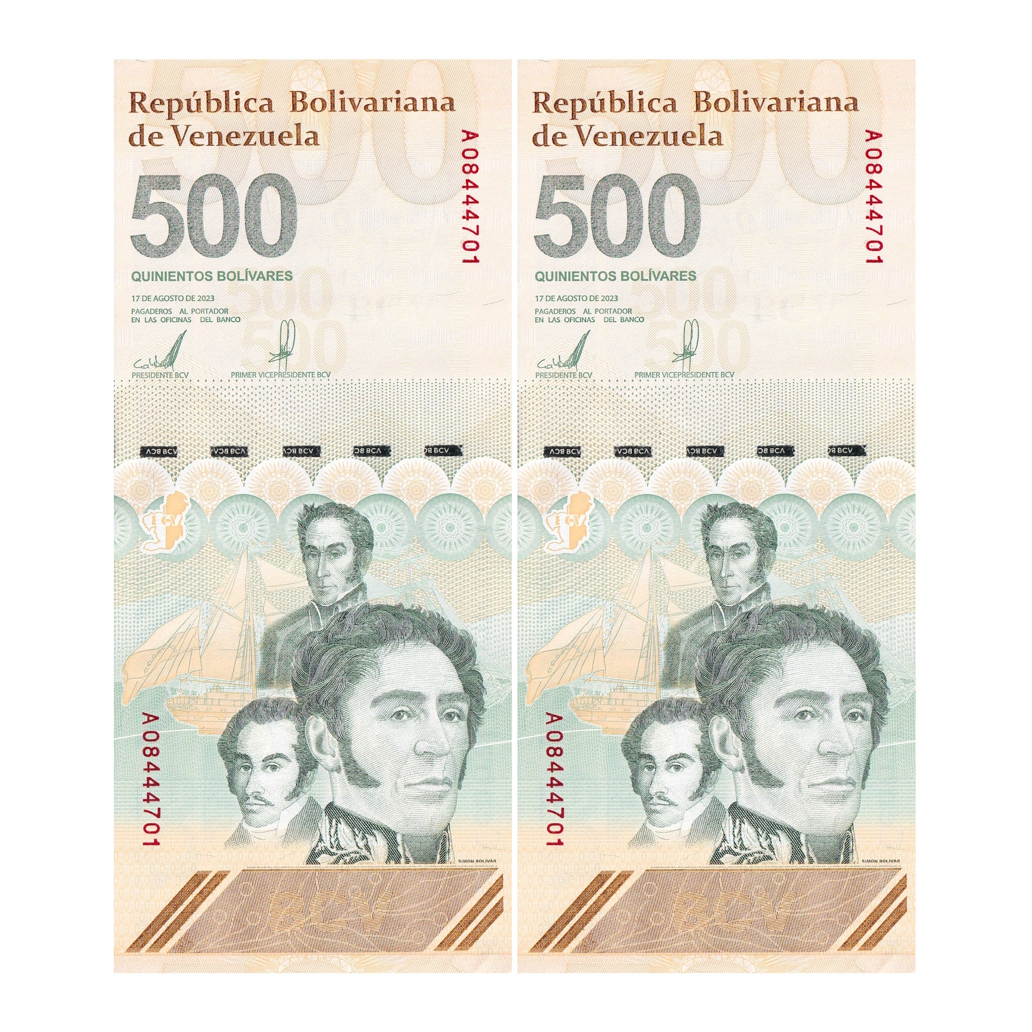 Collections & Lots | Venezuela 500 Bolivar Digitales 2024 UNC Banknote