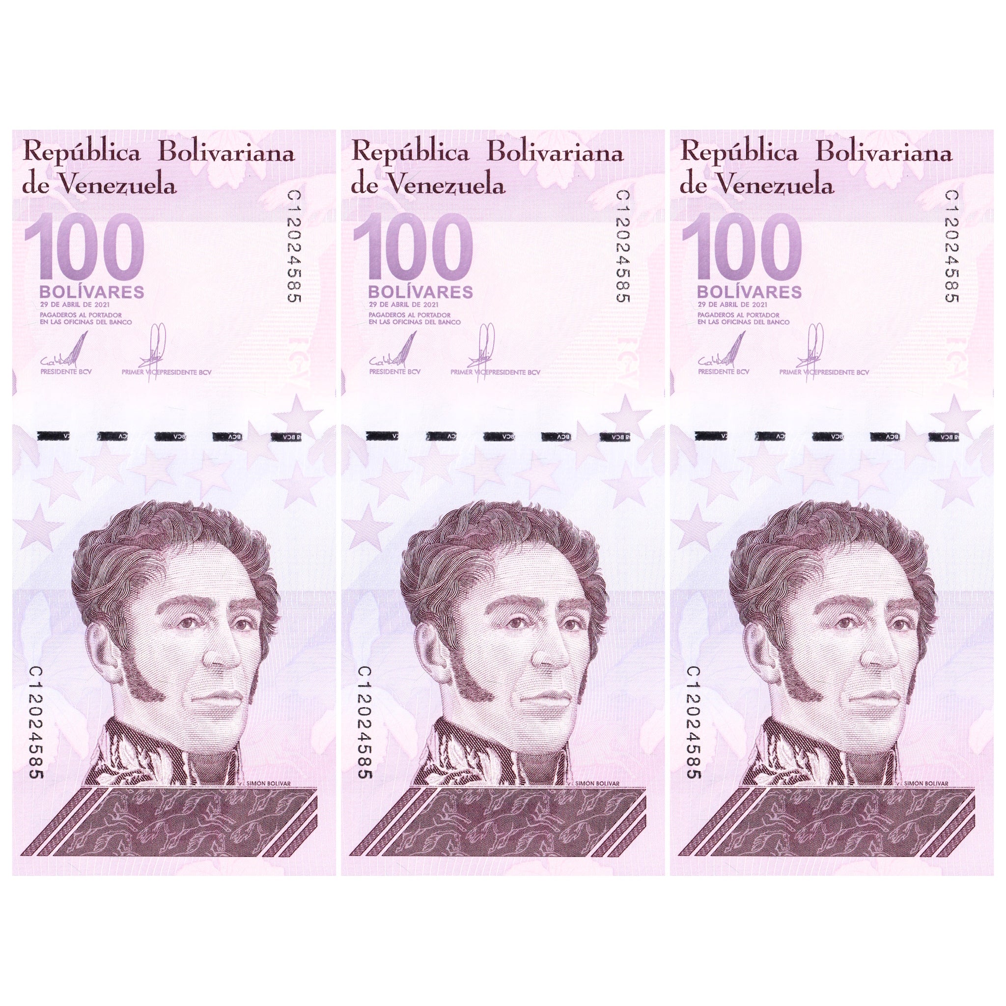 Banknote | Venezuela 100 Bolivar Digitales 2021 P-119 UNC Banknote