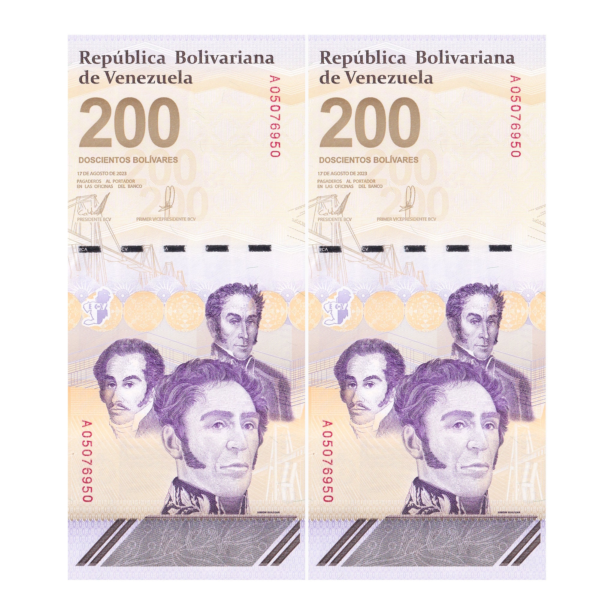 Banknote | Venezuela 200 Bolivar Digitales 2024 UNC Banknote