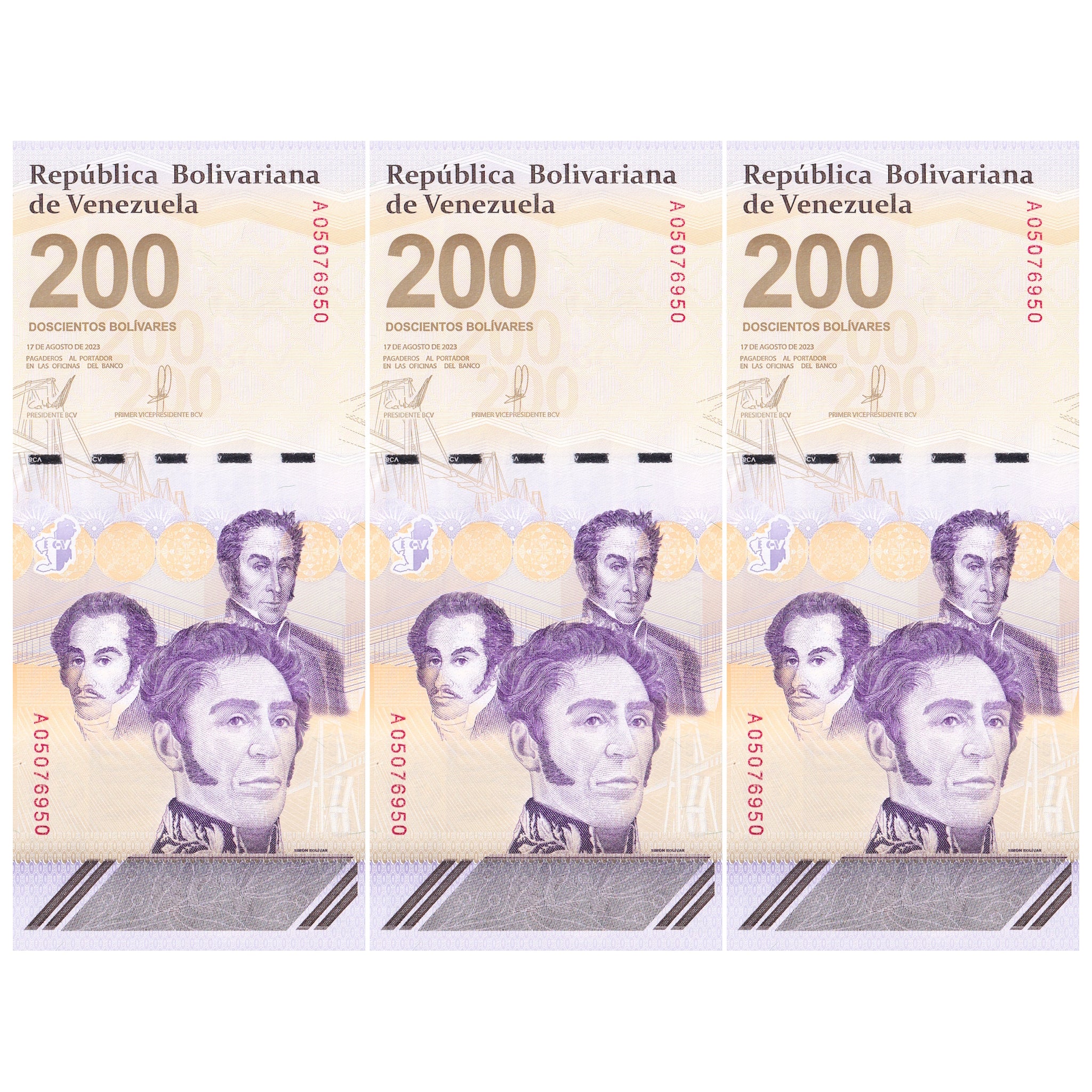 Banknote | Venezuela 200 Bolivar Digitales 2024 UNC Banknote