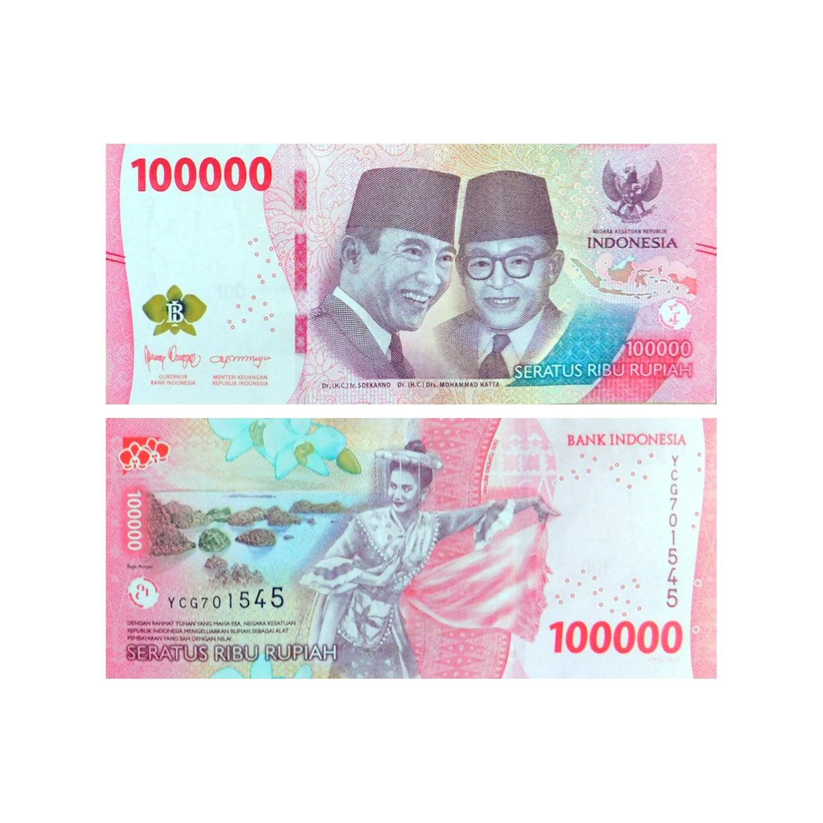 Banknote | Indonesia 100,000 Rupiah 2022 P-168 CIR Banknotes (1)